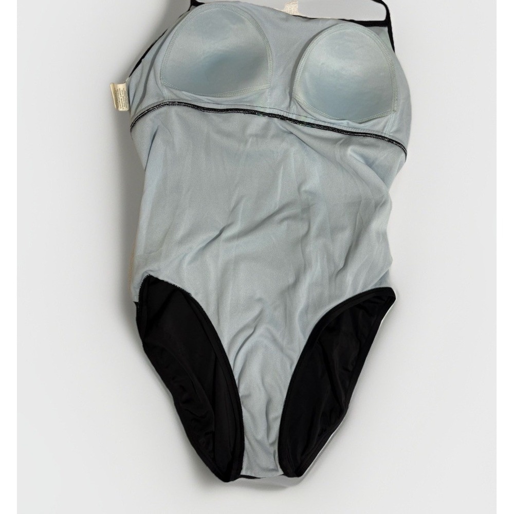 Nike 1-piece Swimsuit Sz 12 Nike NX Victory Color Block Y2K Sport - Picture 5 of 8